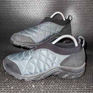 Merrell Alpine Moc Gray Quilted Slip On Hiking Comfort Shoes Women’s Size 7.5